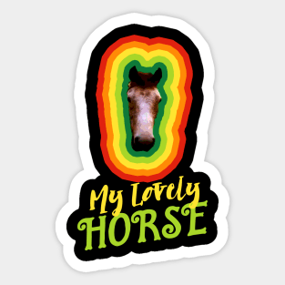 My Lovely Horse Sticker